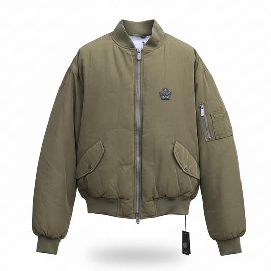 Gaëlle Paris Bomber Verde Militare