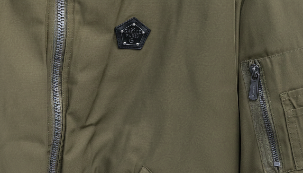 Gaëlle Paris Bomber Verde Militare