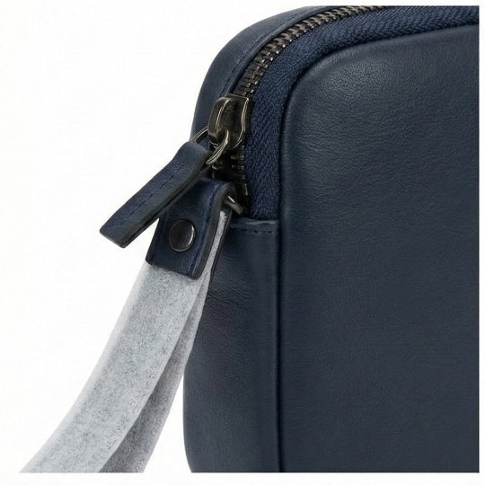 Pochette 4US Cesare Paciotti - Blu Navy con Logo