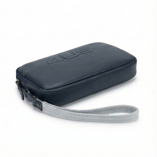 Pochette 4US Cesare Paciotti - Blu Navy con Logo